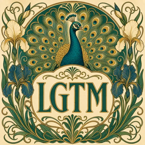 Alphonse Mucha style Art Nouveau decorative panel without figure: a majestic pea
