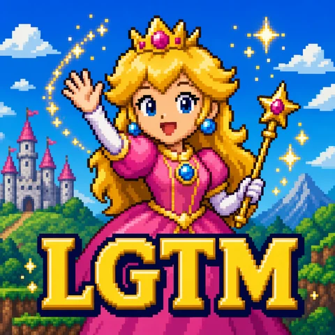 8bit pixel art of a princess waving with magical sparkles around her